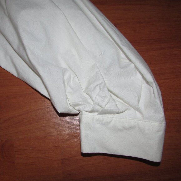 Aritzia Babaton White Niki Blouse - Sz Large - Picture 7 of 11